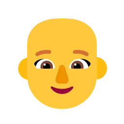 woman: bald