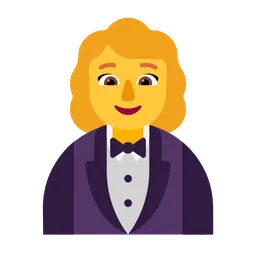 woman in tuxedo