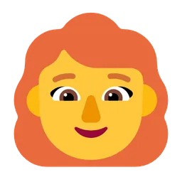 woman: red hair