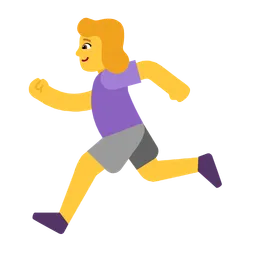 woman running