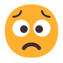 worried face