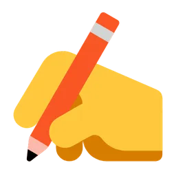 writing hand
