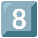 keycap: 8