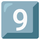 keycap: 9