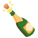 bottle with popping cork