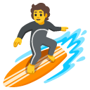 person surfing