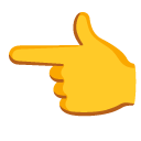 backhand index pointing left