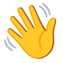 waving hand