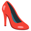 high-heeled shoe