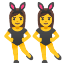 women with bunny ears