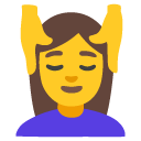 woman getting massage