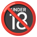 no one under eighteen