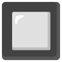 black square button