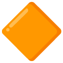 large orange diamond