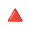 red triangle pointed up