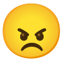 angry face