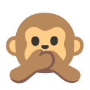 speak-no-evil monkey