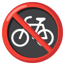 no bicycles
