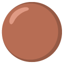 brown circle
