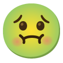 nauseated face