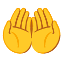 palms up together