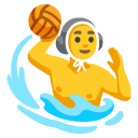 man playing water polo