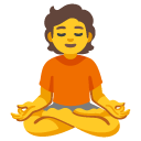 person in lotus position