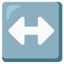 left-right arrow