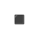 black small square