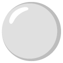 white circle