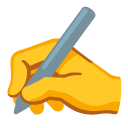 writing hand