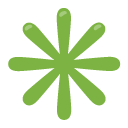 eight-spoked asterisk