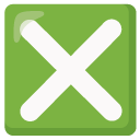cross mark button