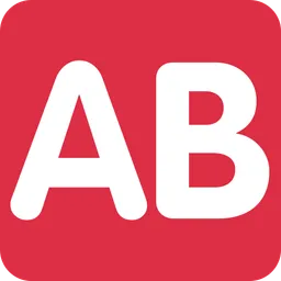 AB button (blood type)