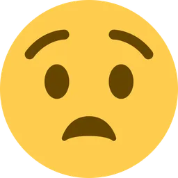 anguished face