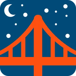 bridge at night
