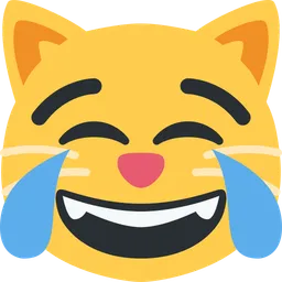 cat with tears of joy