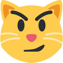 cat with wry smile