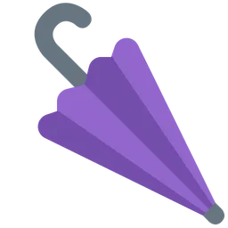 closed umbrella