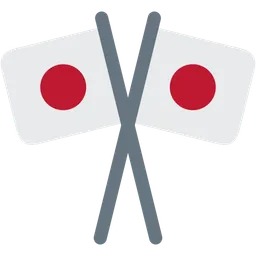 crossed flags