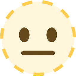dotted line face