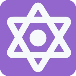 dotted six-pointed star