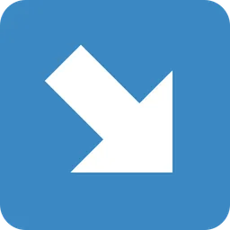 down-right arrow