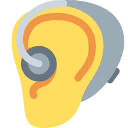 ear with hearing aid