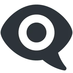 eye in speech bubble