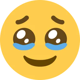 face holding back tears