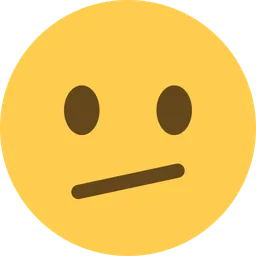 face with diagonal mouth