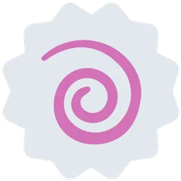 fish cake with swirl