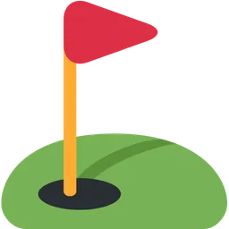 flag in hole