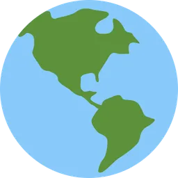 globe showing Americas